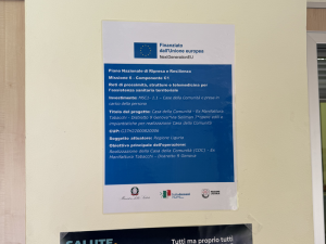 Casa della comunità Distretto 9 di Genova Sestri Ponente (ex Manifatture Tabacchi)